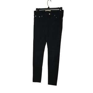 Levis 510 Skinny Jeans Black Denim Everyday‎ Wear Girls Size Slim size 14